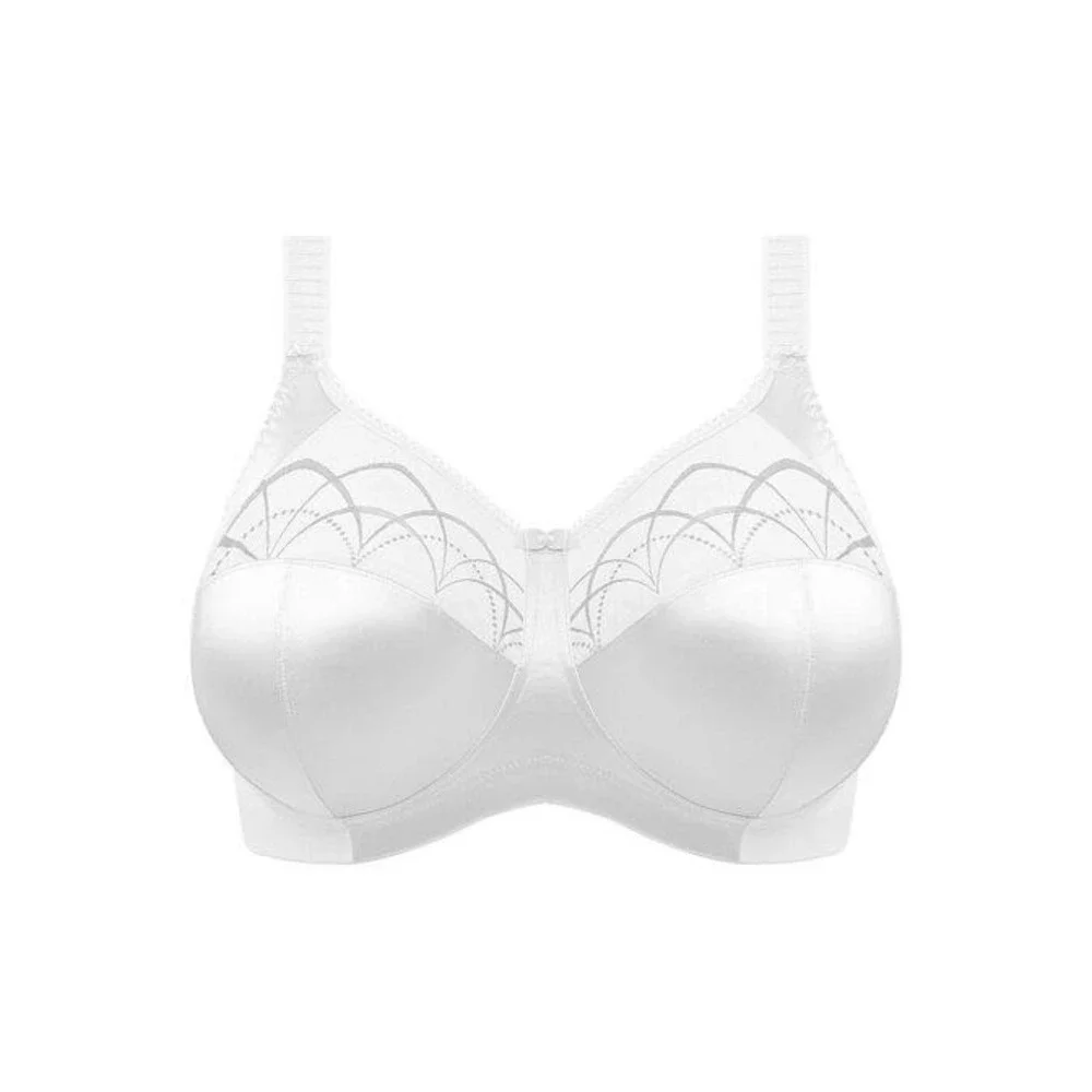 Elomi Cate EL4030WHE Full Cup Support Bra White Underwire US 36L‎